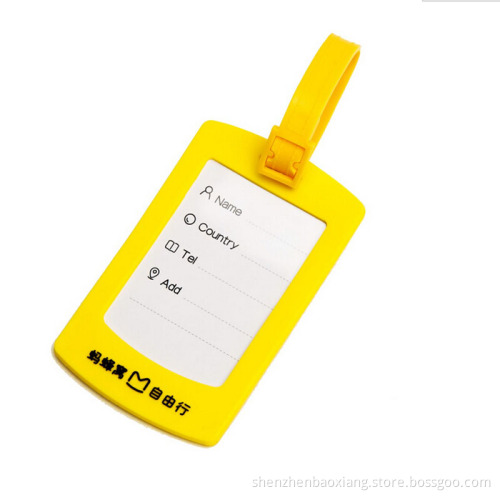 .Custom - made luggage tag